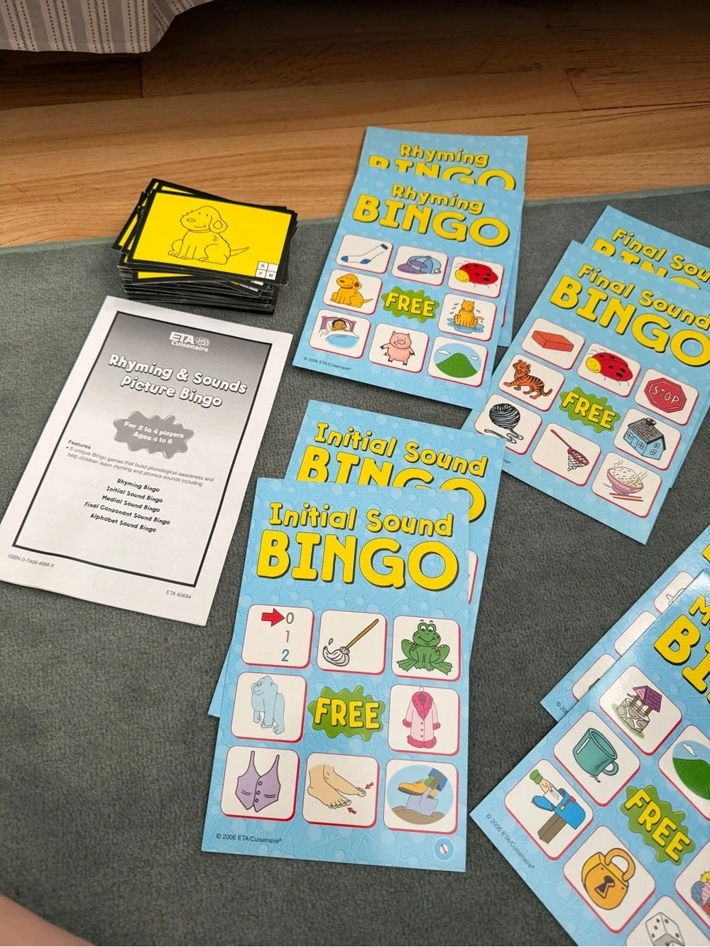 ETA Hand2Mind Rhyming and Sounds Picture Bingo- EUC